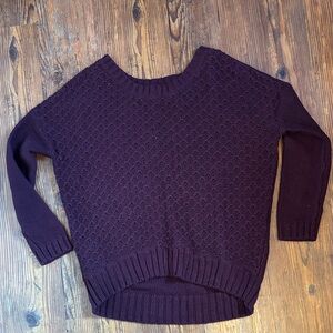 American Eagle Outfitters Rich Plum Crew Neck Sweater